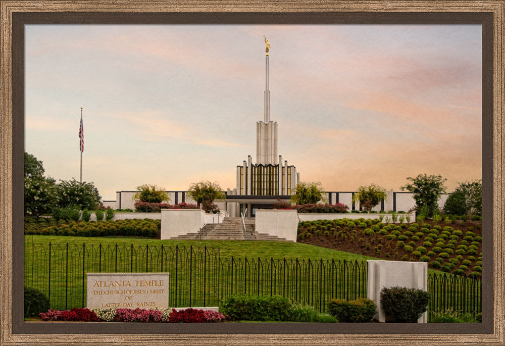 Atlanta Temple - Summer Morning