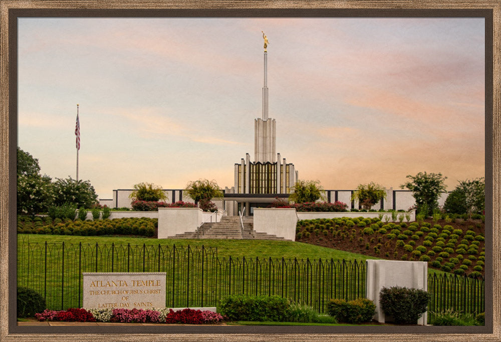 Atlanta Temple - Summer Morning