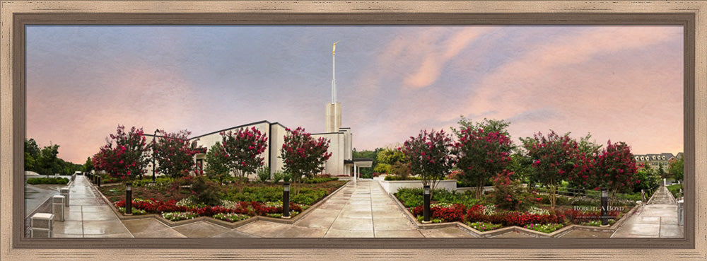 Atlanta Temple - Blossoming Trees Panoramic