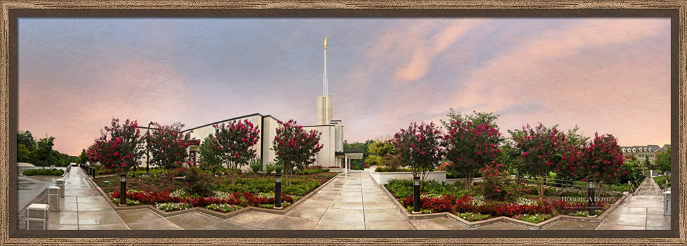 Atlanta Temple - Blossoming Trees Panoramic