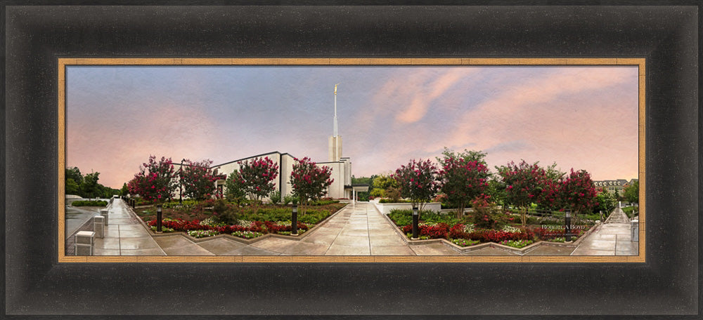 Atlanta Temple - Blossoming Trees Panoramic