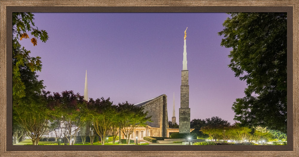 Dallas Temple - Purple Morning