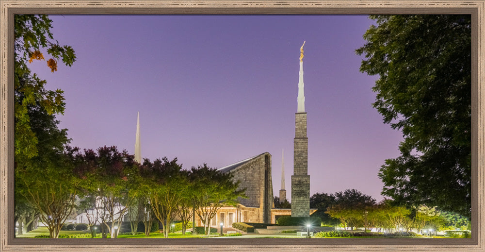 Dallas Temple - Purple Morning
