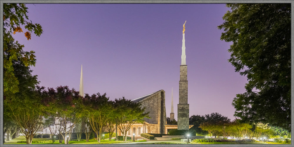 Dallas Temple - Purple Morning