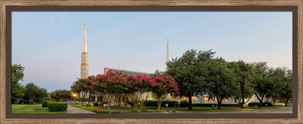 Dallas Temple - Panoramic Trees