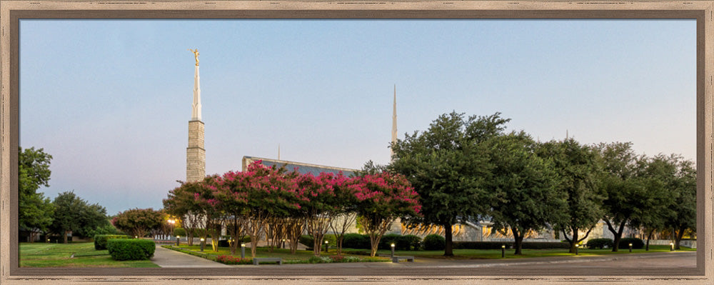 Dallas Temple - Panoramic Trees