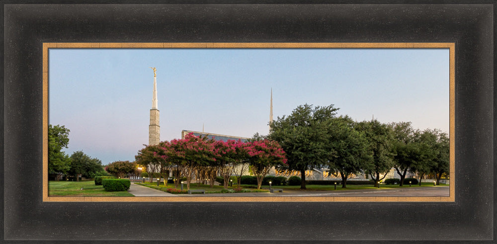 Dallas Temple - Panoramic Trees