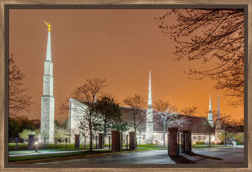 Chicago Temple - Evening Glow