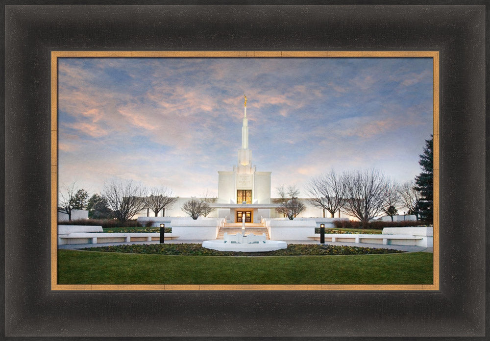 Denver Temple - Winter Sky