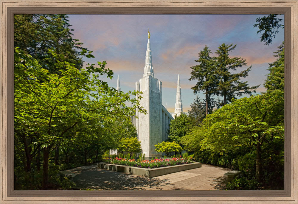 Portland Temple - Springtime