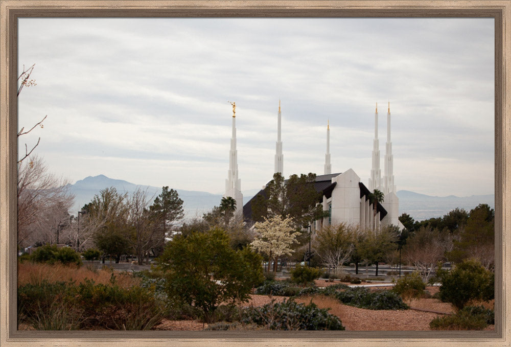 Las Vegas Temple - Desertscape