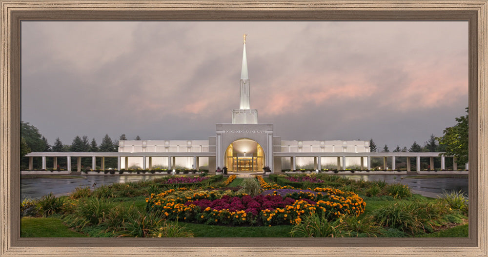 Toronto Temple - Autumn Sky