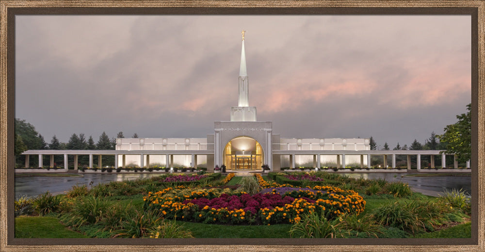 Toronto Temple - Autumn Sky