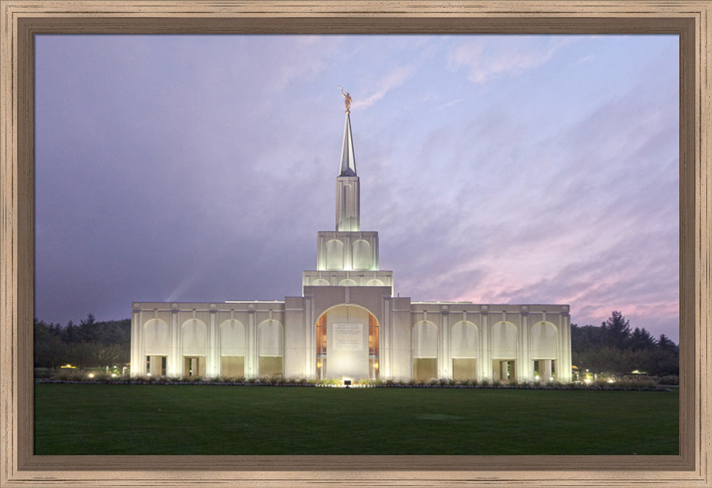 Toronto Temple - Lavender Sky