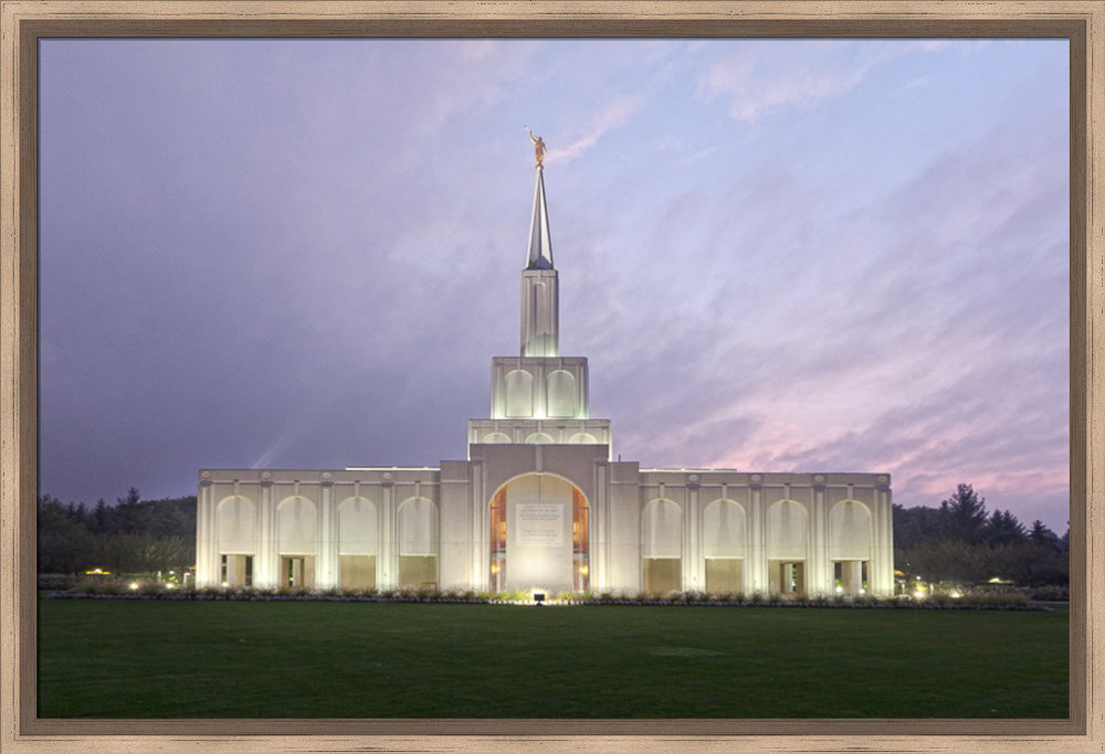 Toronto Temple - Lavender Sky