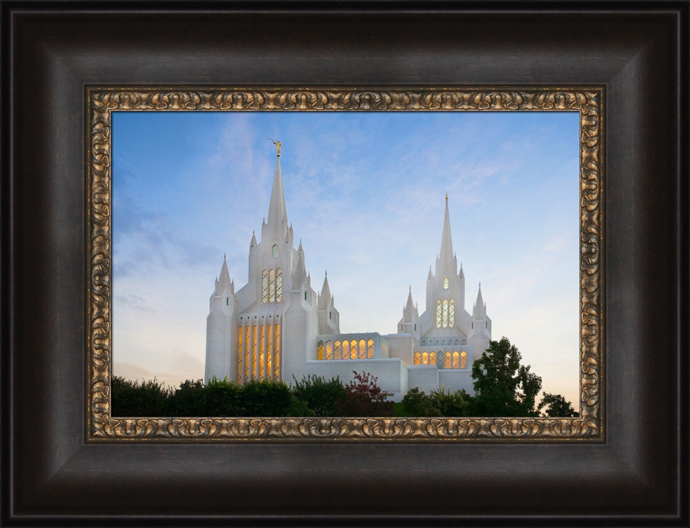San Diego Temple - Spires by Robert A Boyd
