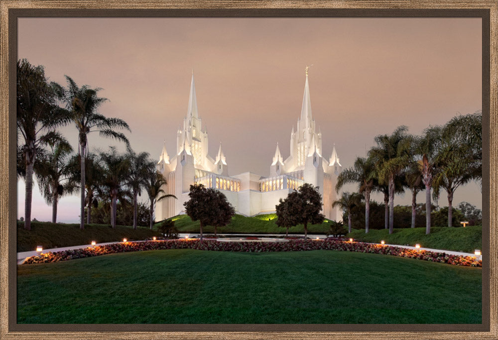 San Diego Temple - Autumn Sky