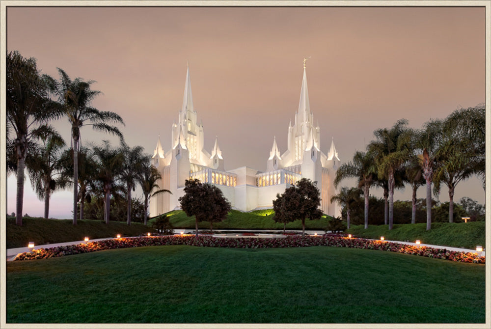 San Diego Temple - Autumn Sky