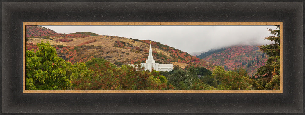 Bountiful Temple - Fall Mountains