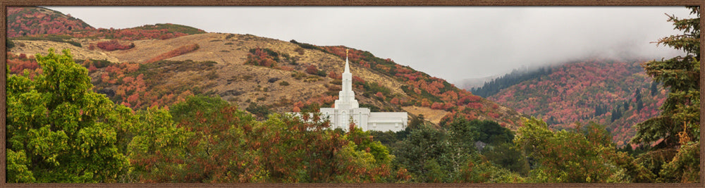 Bountiful Temple - Fall Mountains