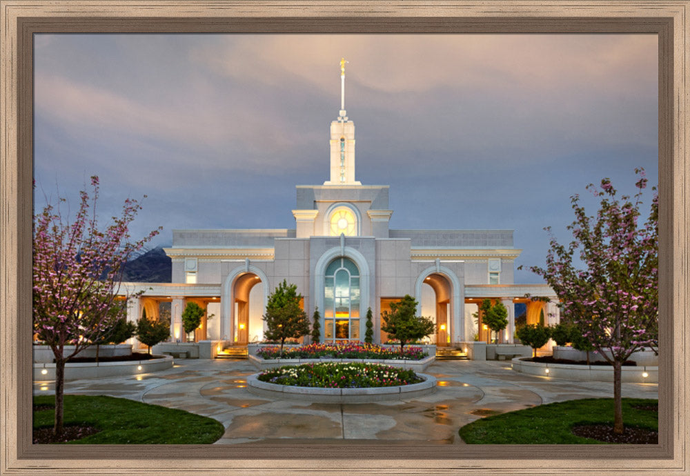 Mt Timpanogos Temple - Eventide