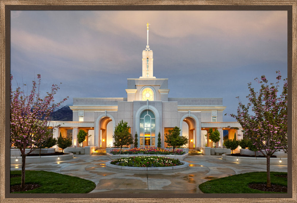 Mt Timpanogos Temple - Eventide