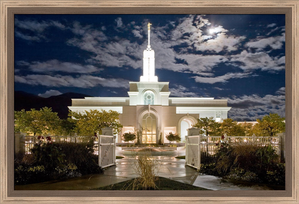 Mt Timpanogos Temple - Moonlight