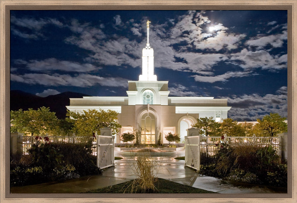 Mt Timpanogos Temple - Moonlight