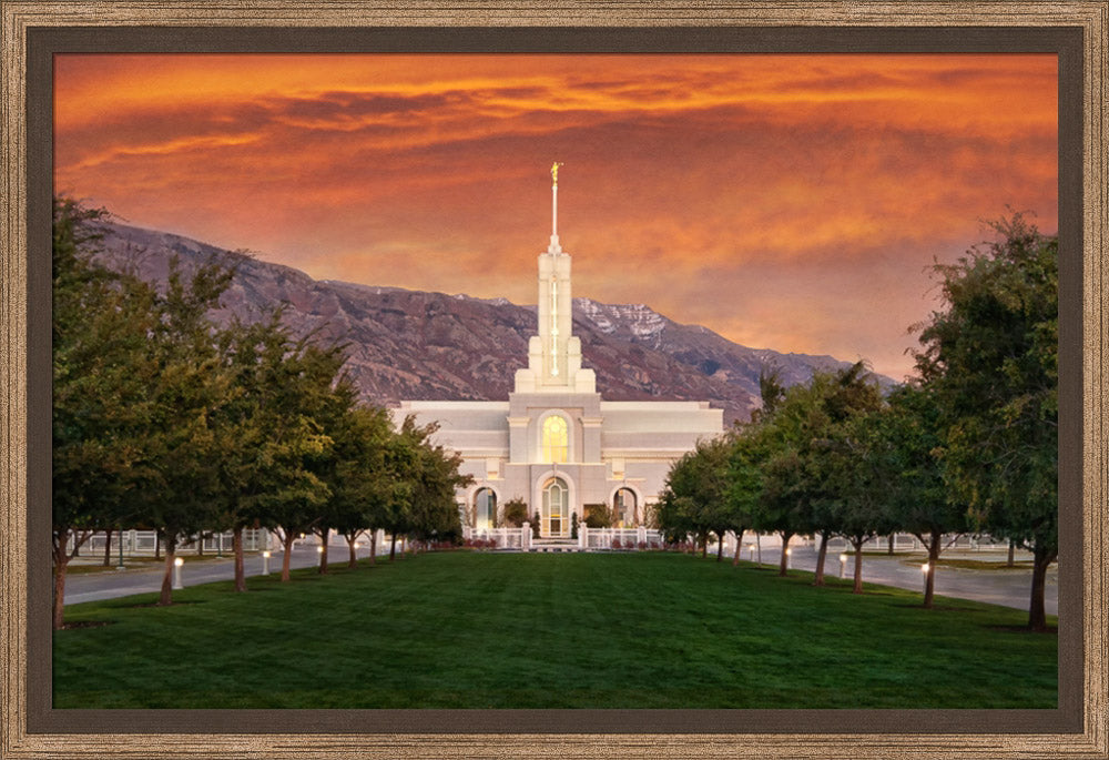 Mt Timpanogos Temple - Sunrise