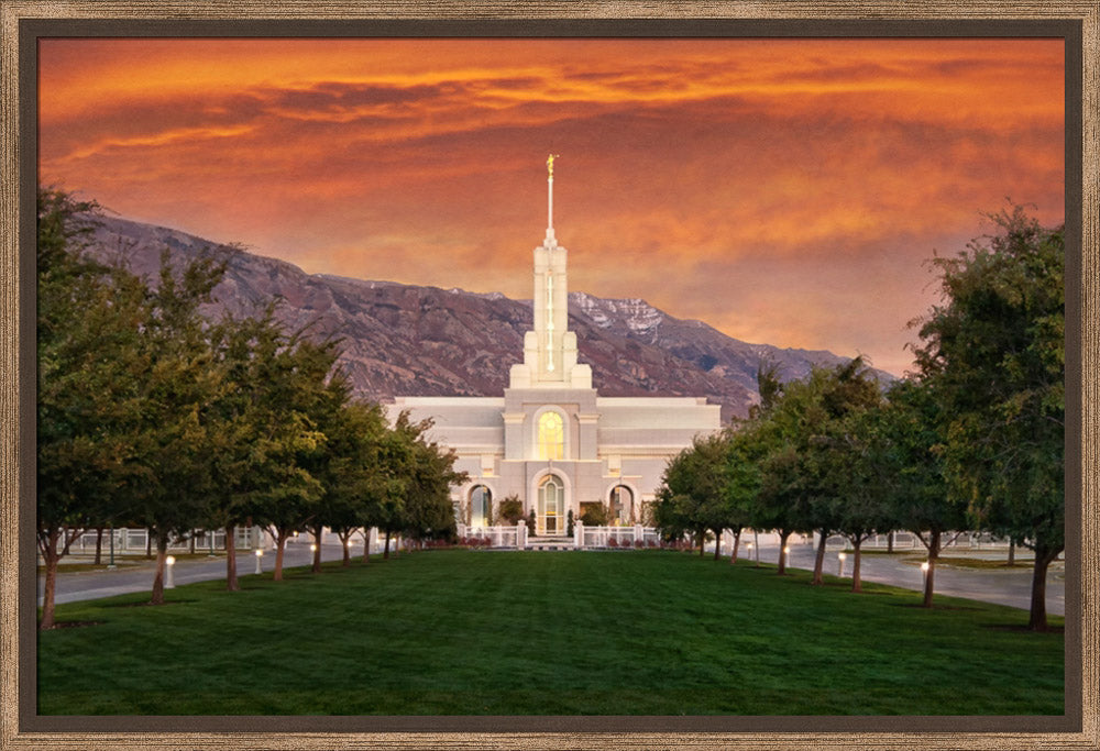 Mt Timpanogos Temple - Sunrise