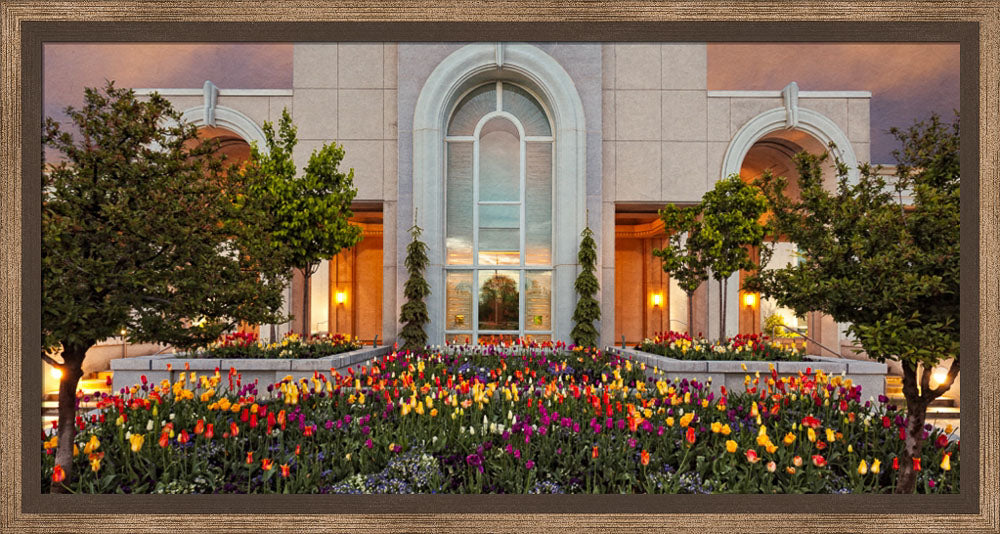 Mt Timpanogos Temple - Blooming Spring