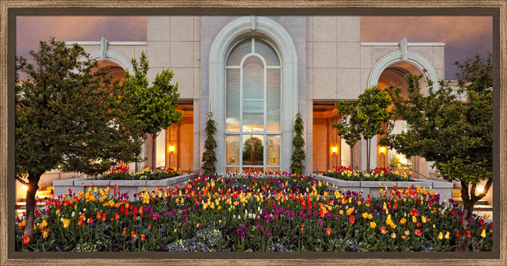 Mt Timpanogos Temple - Blooming Spring