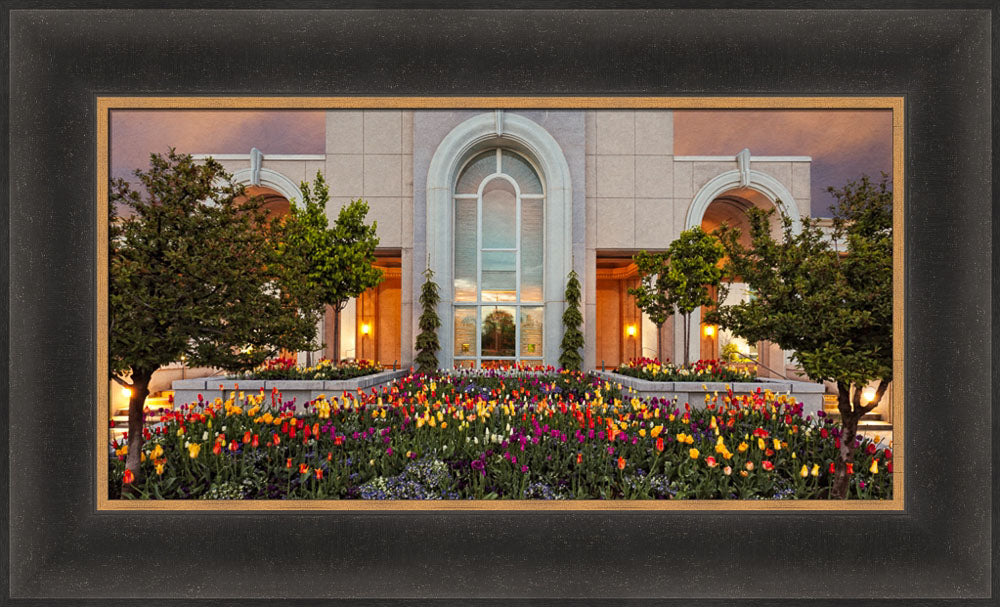 Mt Timpanogos Temple - Blooming Spring