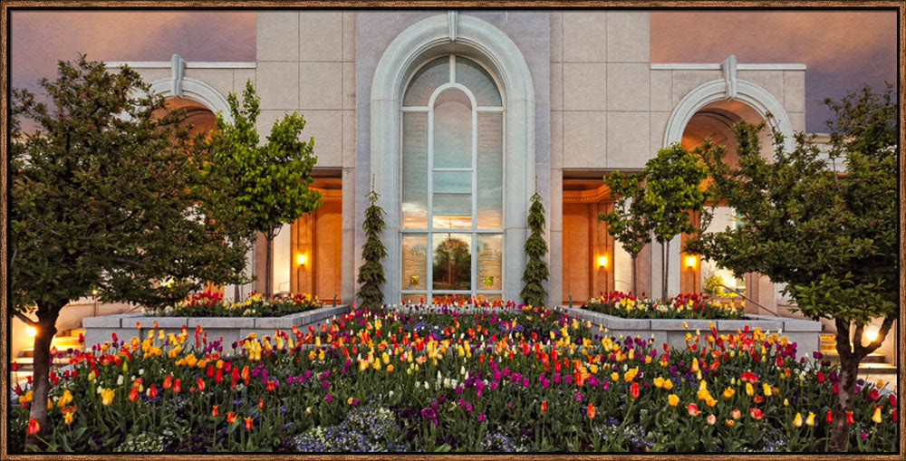 Mt Timpanogos Temple - Blooming Spring