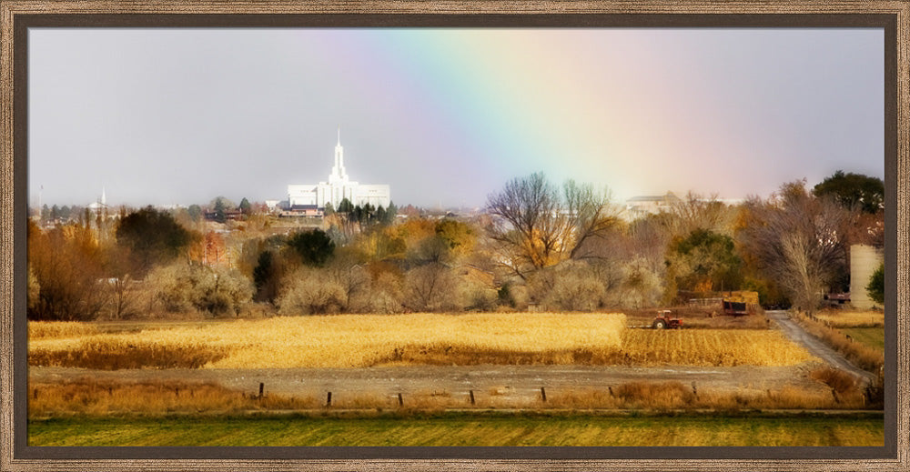 Mt Timpanogos Temple - Rainbow