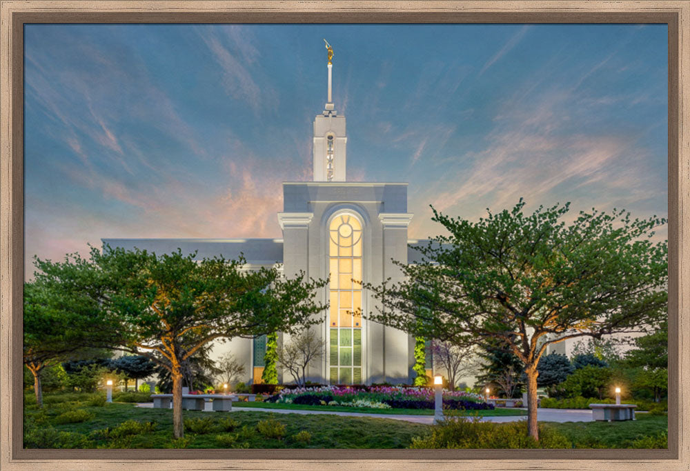 Mt Timpanogos Temple - Evening in the Garden