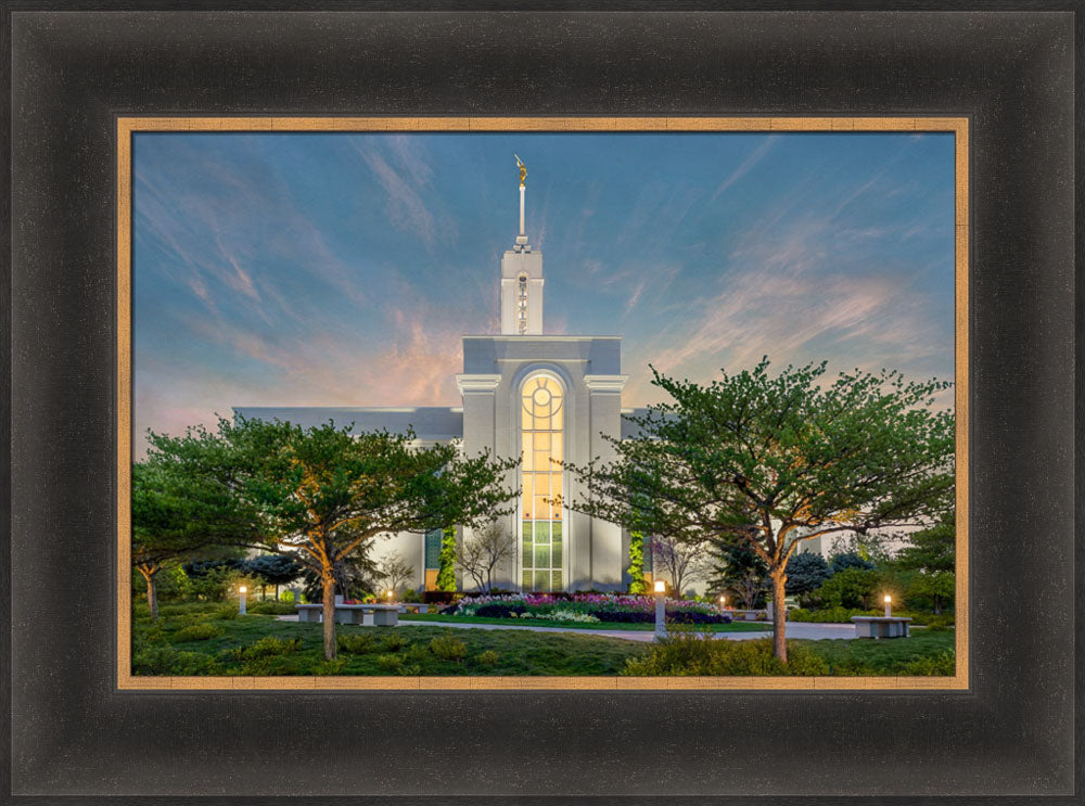 Mt Timpanogos Temple - Evening in the Garden
