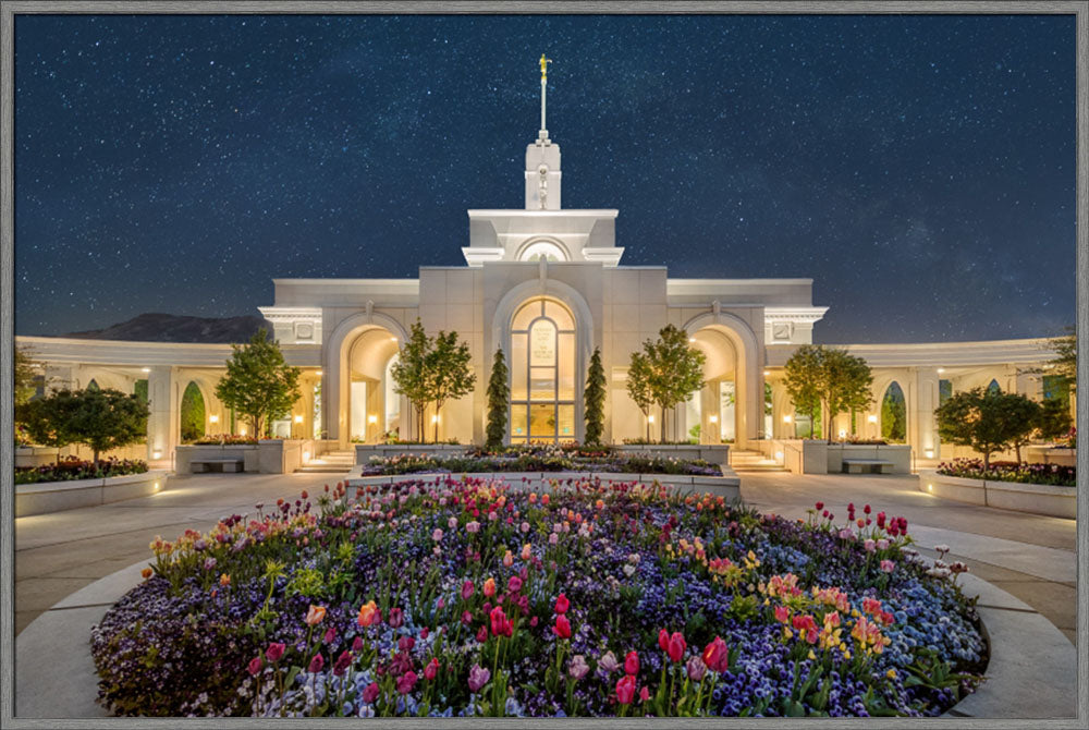 Mt Timpanogos Temple - Holiness to the Lord by Robert A Boyd