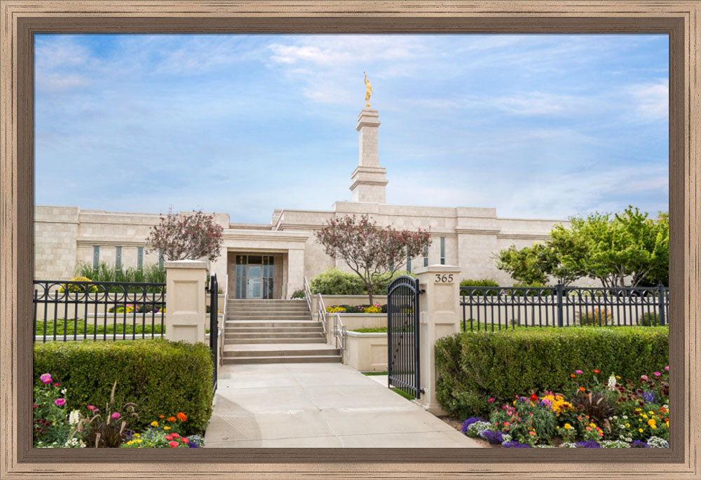 Monticello Temple - Summer Flowers