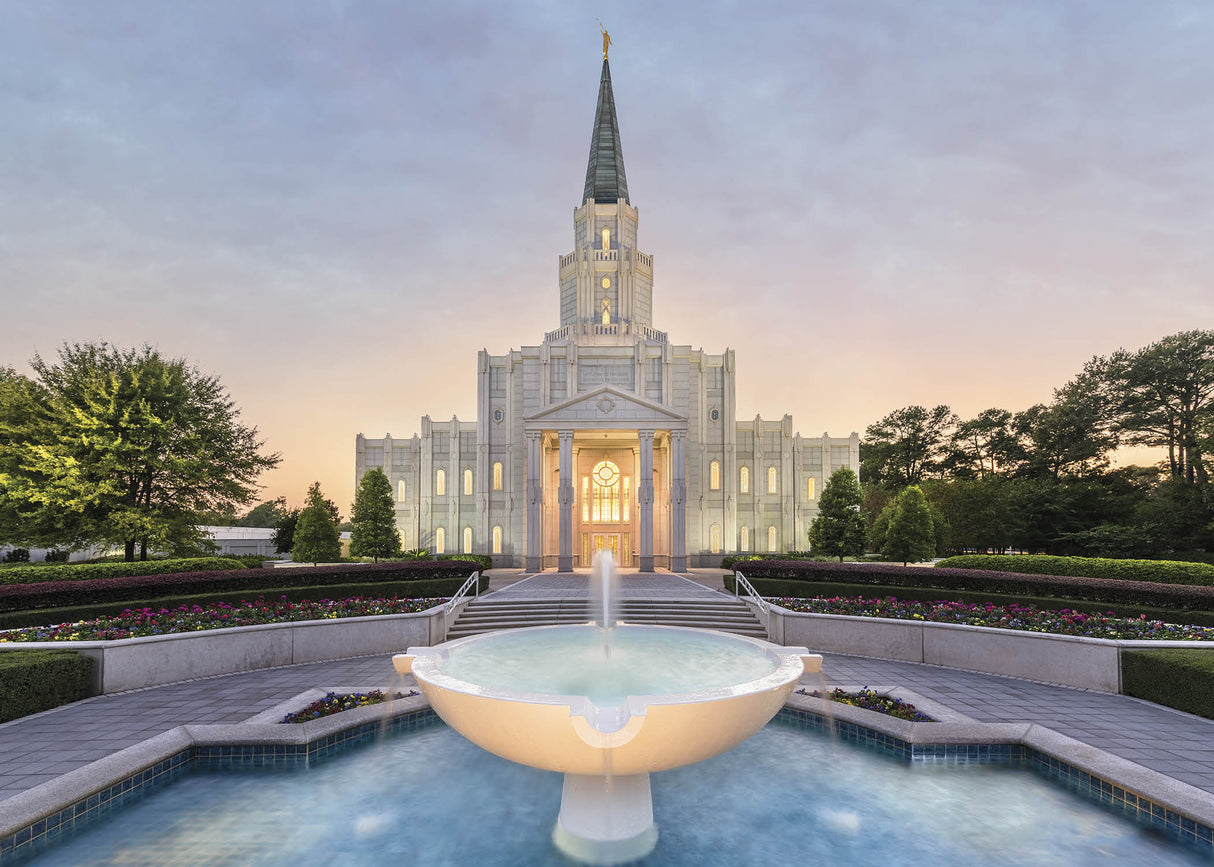 Houston Temple - Living Waters by Robert A Boyd