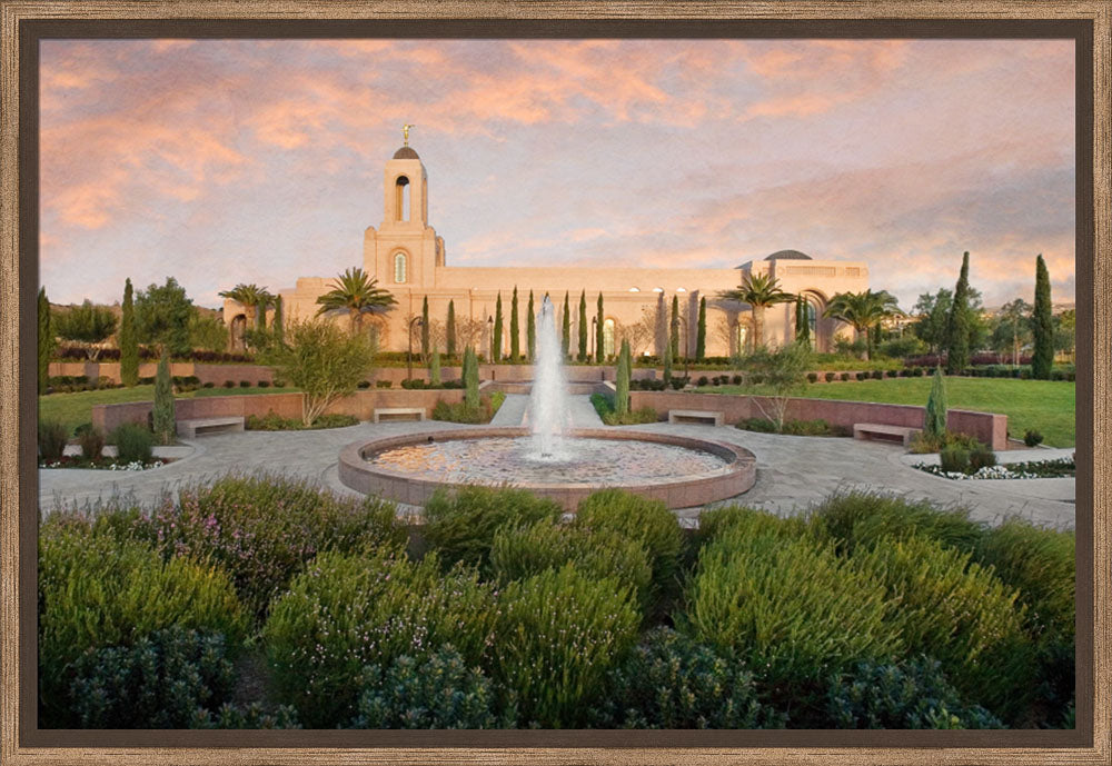 Newport Beach Temple - Fountain