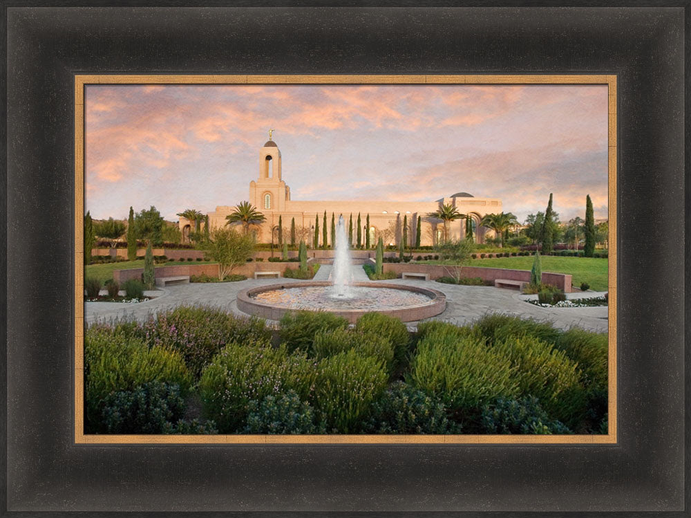Newport Beach Temple - Fountain