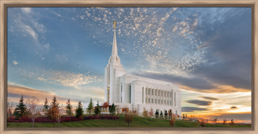 Rexburg Temple - Radiant Alabaster Panoramic