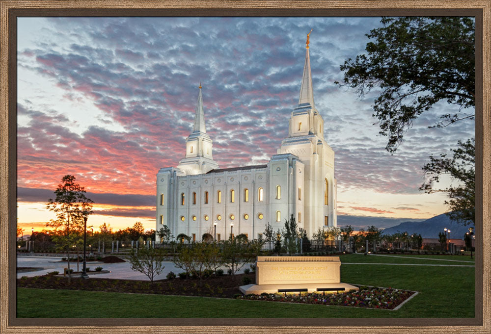 Brigham City Temple - Sunset