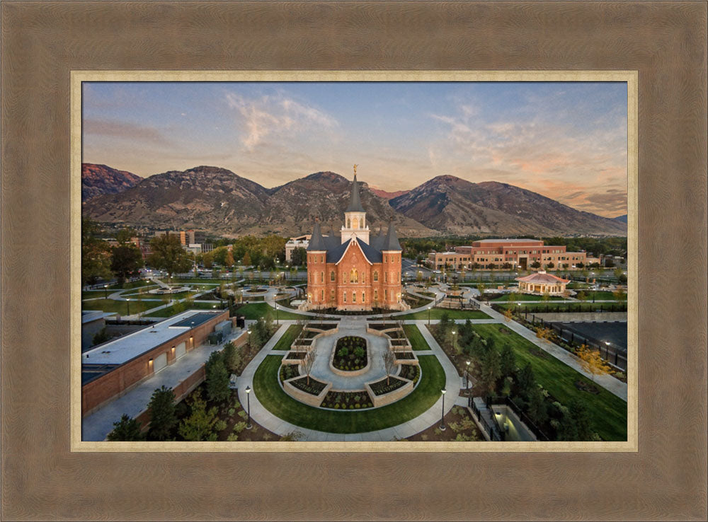Provo City Center Temple - Mountaintops by Robert A Boyd