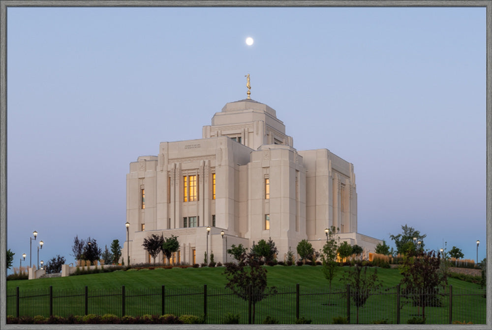 Meridian Temple - At Moonset