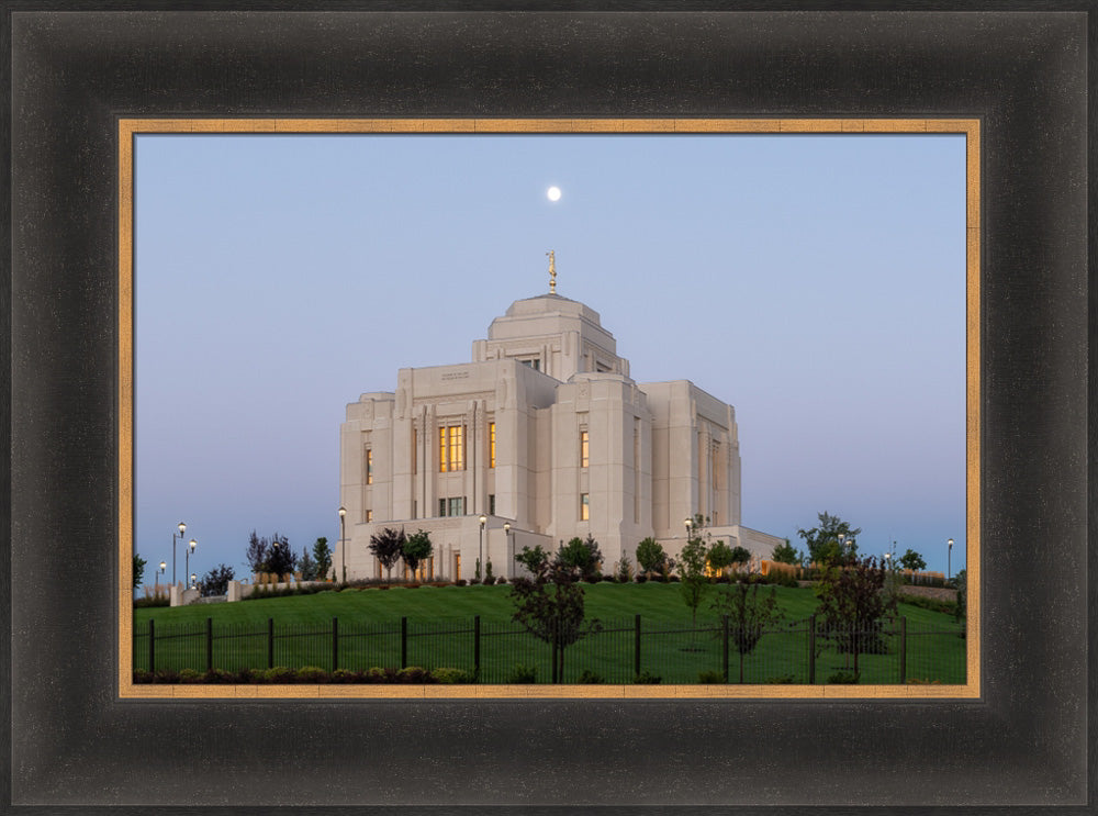 Meridian Temple - At Moonset