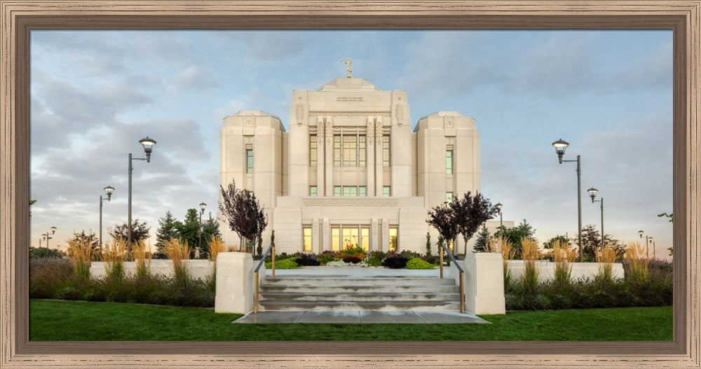 Meridian Temple - Morning Glow Panorama