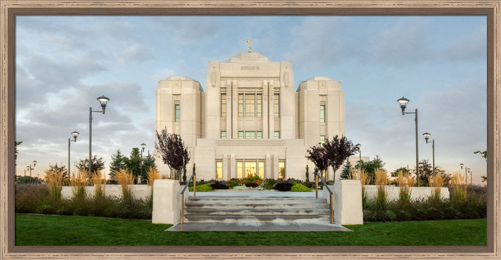 Meridian Temple - Morning Glow Panorama