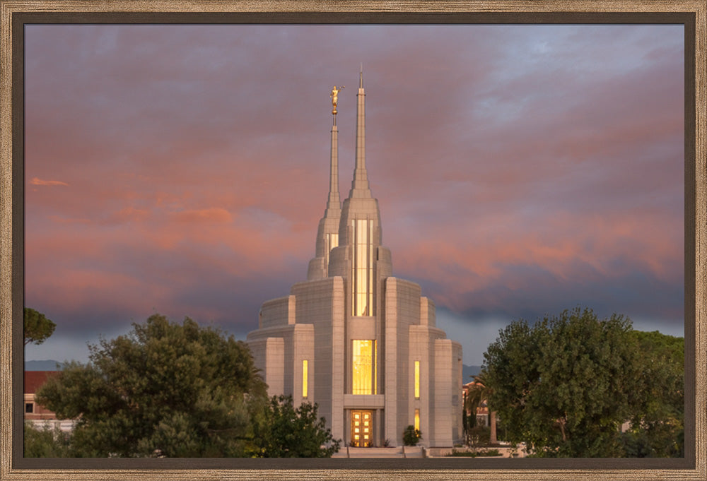 Rome Temple - Gold Reflection